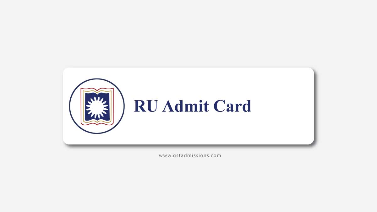 RU Admit Card